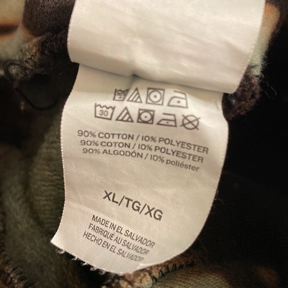 BLACK TIE DYE ULTIMATE COTTON HANES HOODIE MENS XL - Picture 5 of 6